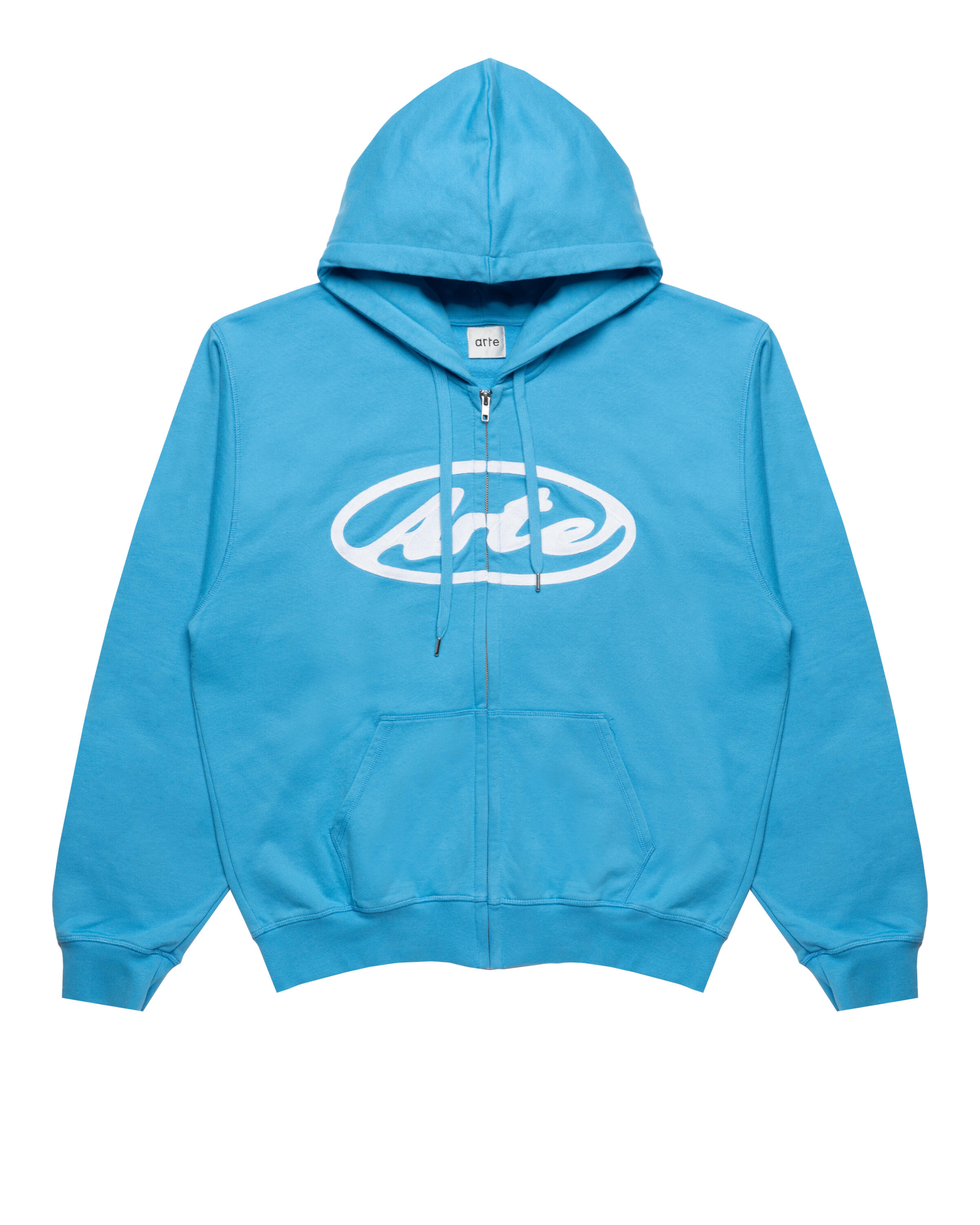 Arte Antwerp Circle Logo Zip Hoodie | SS26-146HJ-BLU | AFEW STORE